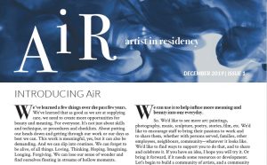 First page of AiR newsletter
