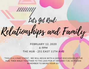 Let's Get Real February 2020 Flyer