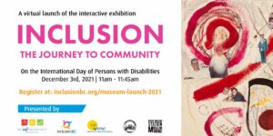 Inclusion: The Journey to Community launch invitation