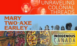 3-row graphic of various activities to mark Indigenous History Month.